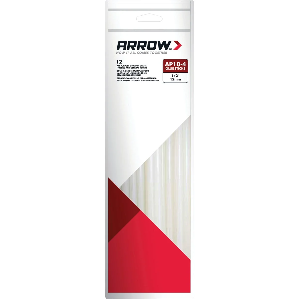 Soft Arrow 10 In. Standard Clear Hot Melt Glue 12-Pack Sustainable