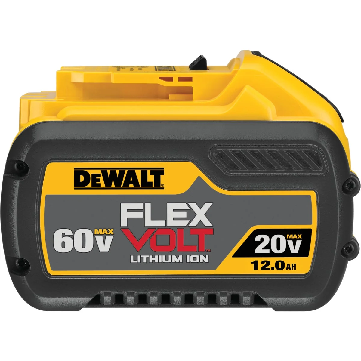 Solid DeWalt Flexvolt 20 Volt and 60 Volt MAX Lithium-Ion 12.0 Ah Tool Battery Reusable