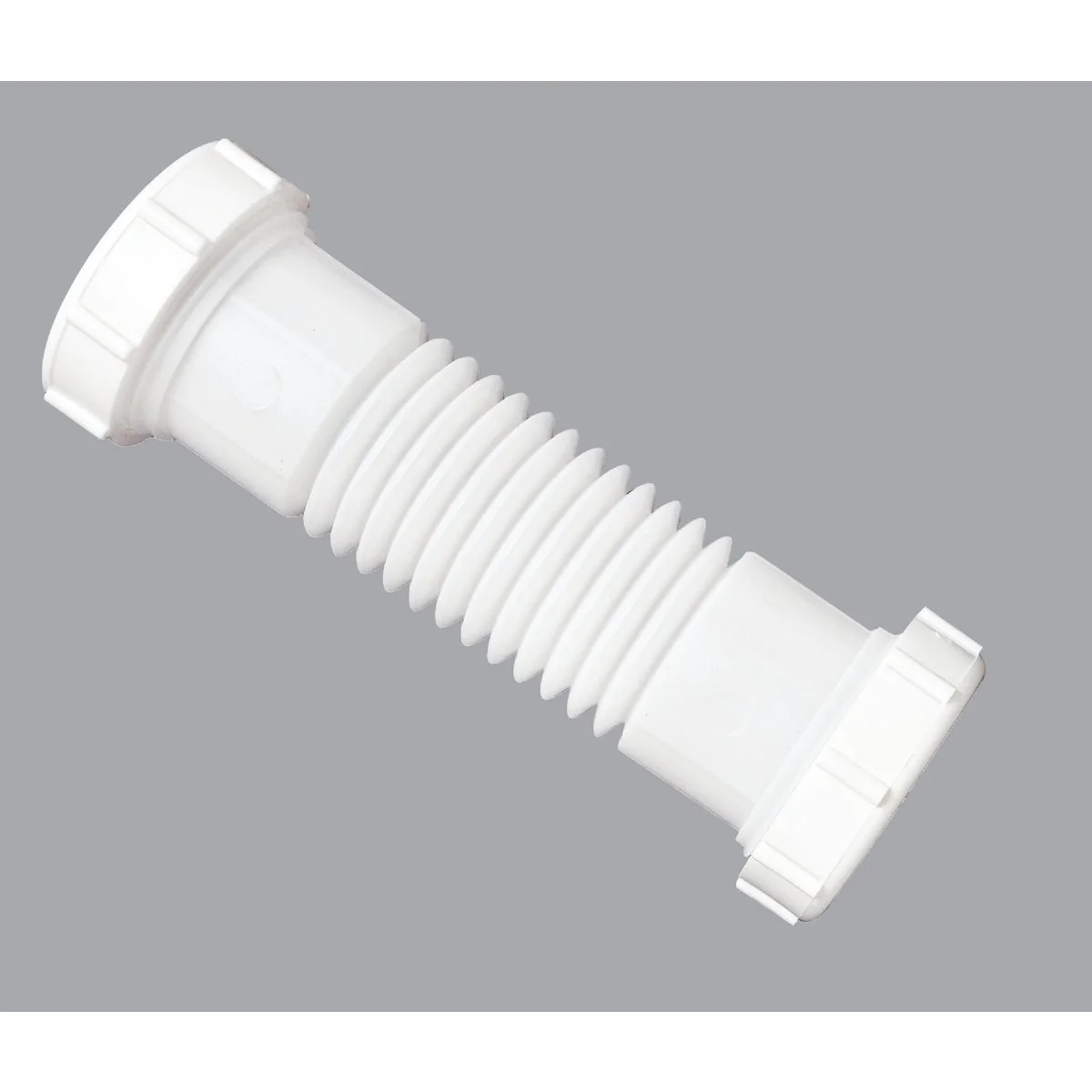 Durable Do it 1-1 4 In. or 1-1 2 In. White Plastic Flexible Coupling and Elbow Professional