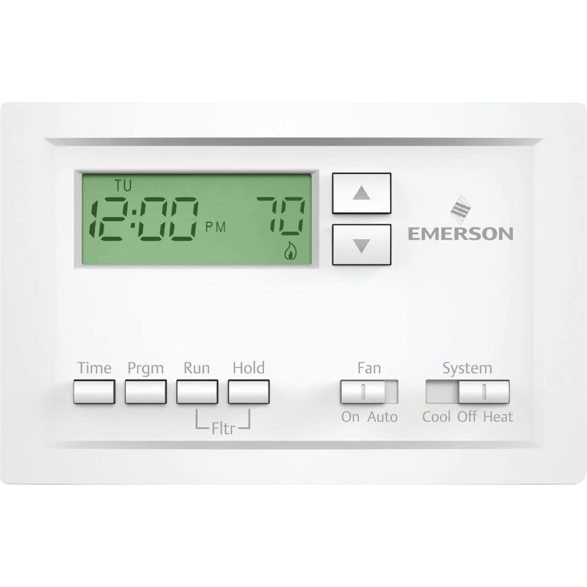 Certified White Rodgers 5-1-1 Day Programmable White Digital Thermostat Expertly Made