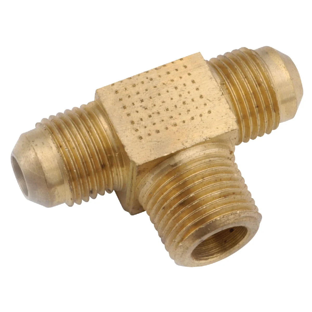 Comfortable Anderson Metals 3 8 In. x 3 8 In. x 1 2 In. MPT Flare Brass Tee Easy-to-Use