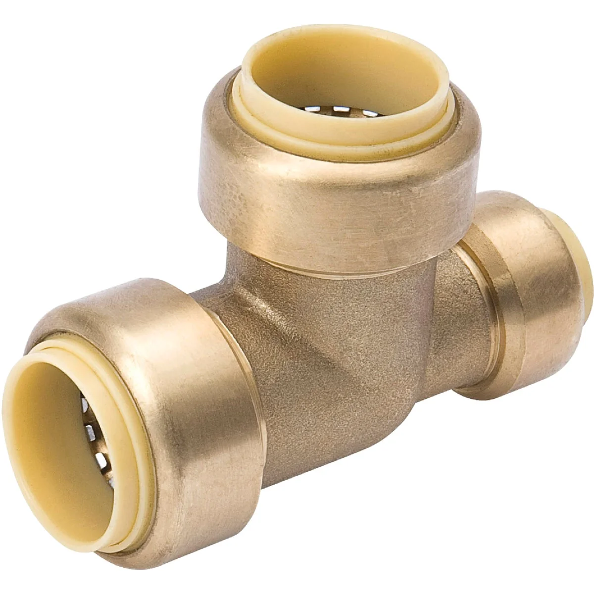 Superior ProLine 3 4 In. x 1 2 In. x 3 4 In. Push Fit Brass Tee Specialty