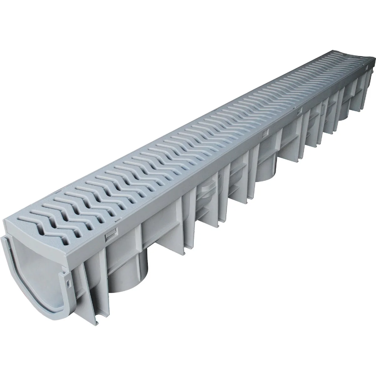 Specialty Fernco 39.5 In. Gray Polypropylene Storm Channel Drain Verified