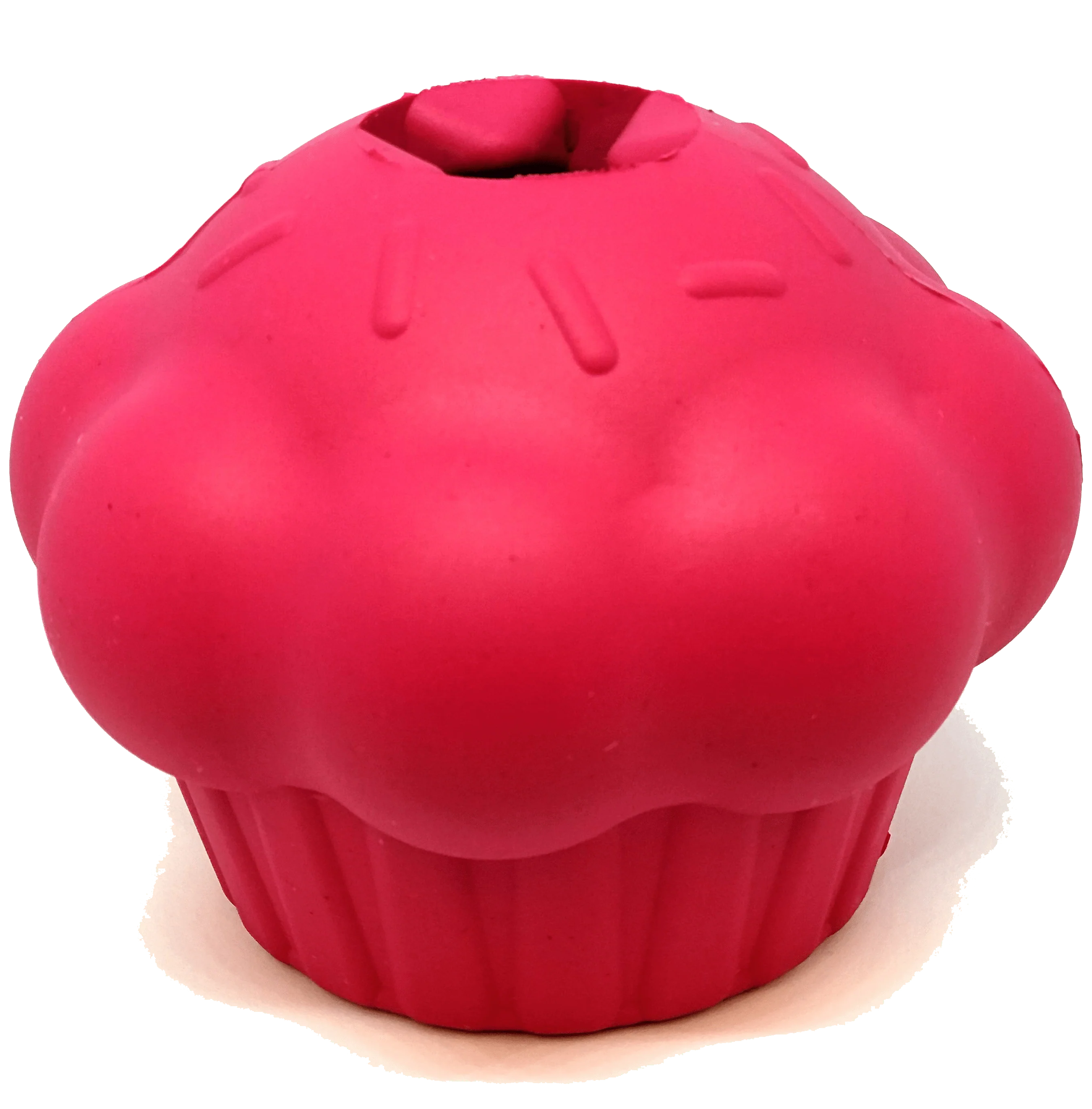 Elegant Cupcake eDispenser - Durable Rubber Chew Toy Treat Dispenser USA Made Quality