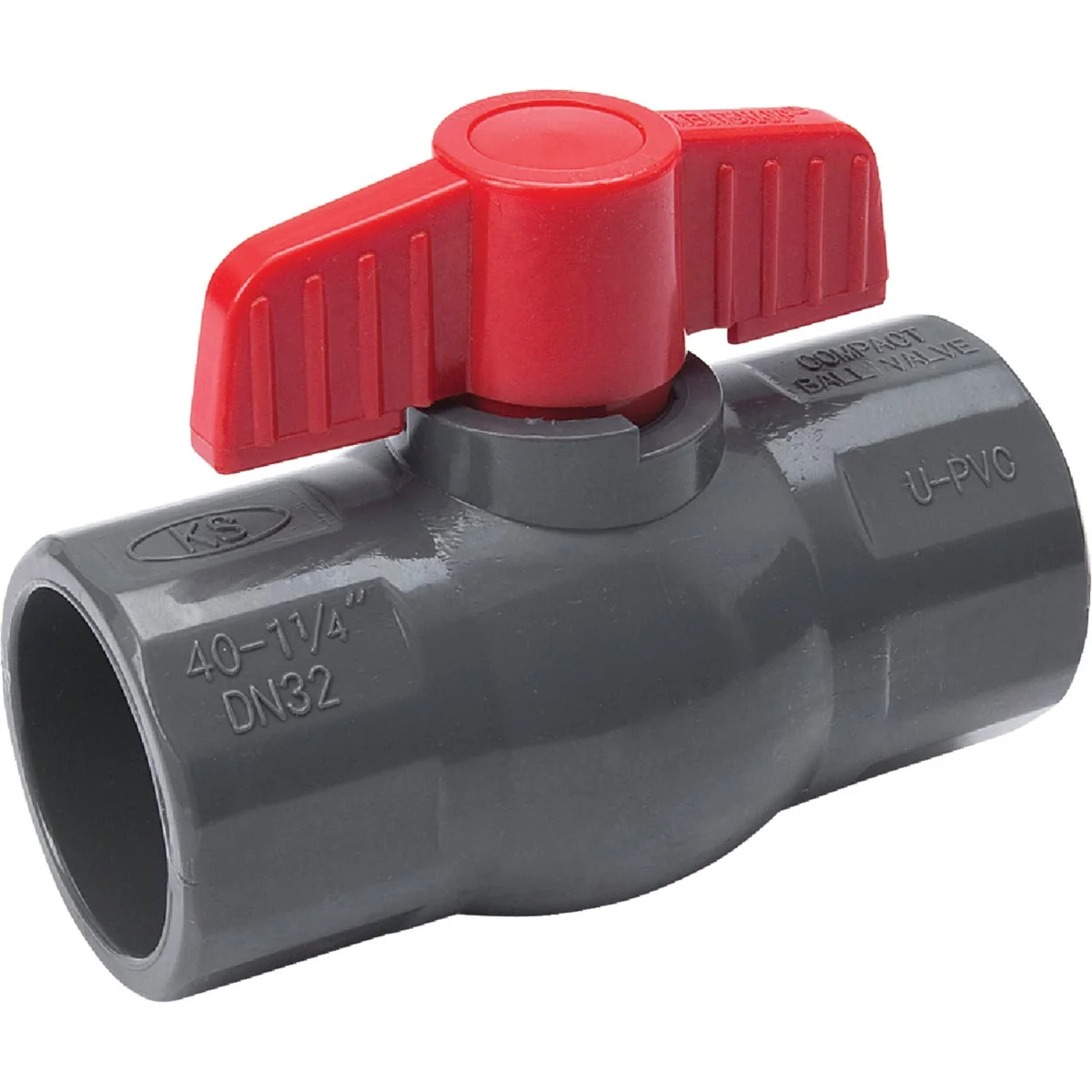 Breathable ProLine 1-1 4 In. S X 1 14 In. S PVC Quarter Turn Ball Valve Verified