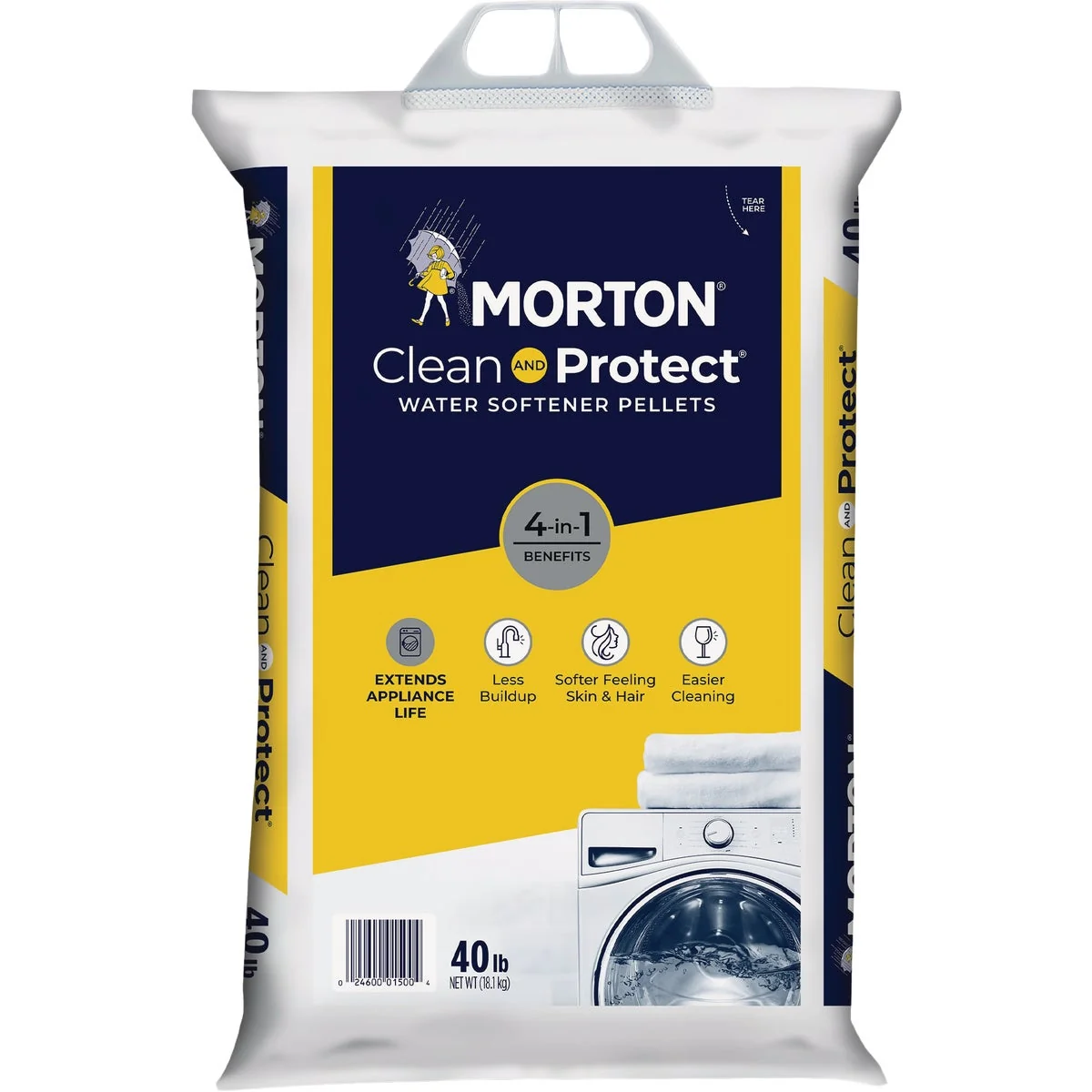 Clean Morton 40 Lb. Water Softener Salt Pellets Flexible
