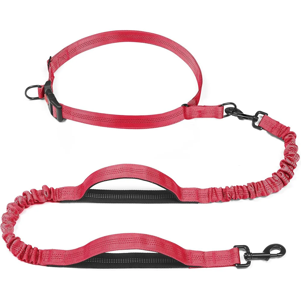 Durable Adjustable Dog leash Waist Belt Chest Strap Traction Rope Lightweight