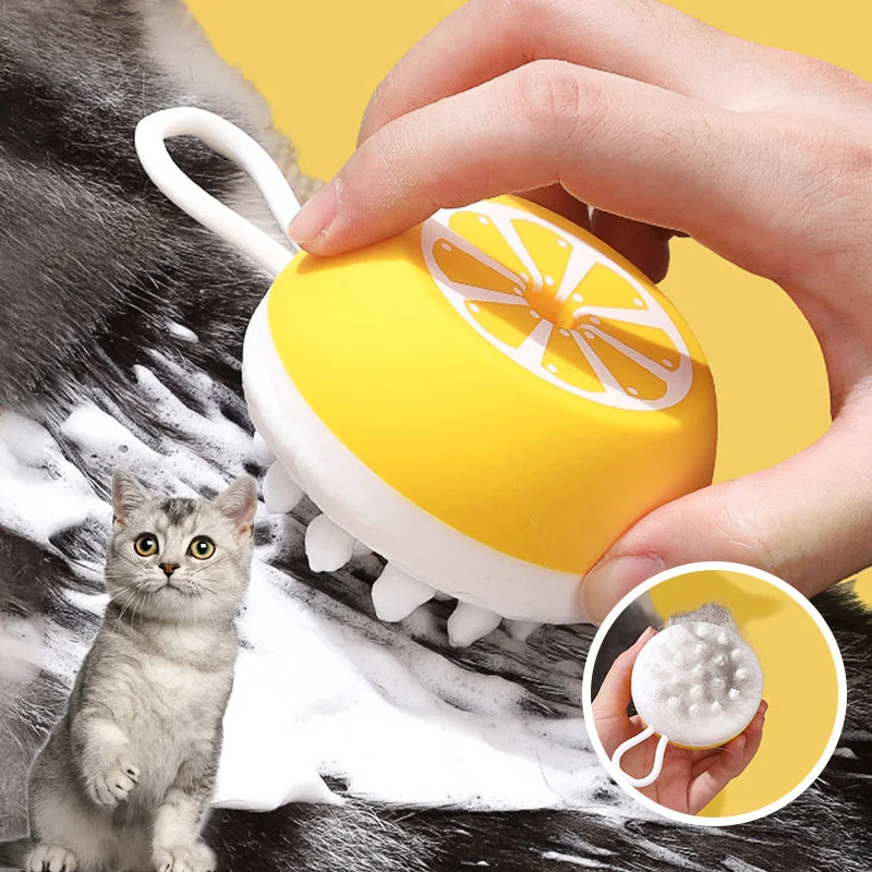 Responsible Pet Dog Cat Bath Brush 2-in-1 Pet SPA Massage Comb Soft Silicone Pet Shower Hair Grooming Cmob Dog Cleaning Tool Pets Supplies Efficient
