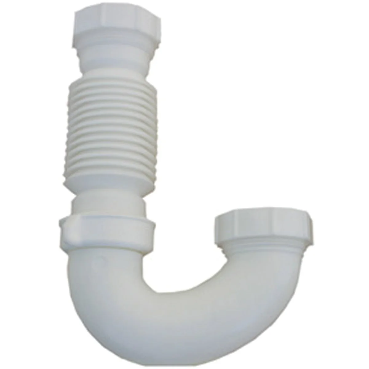 Superior Lasco 1-1 2 In. Flexible White Plastic J-Bend Fine