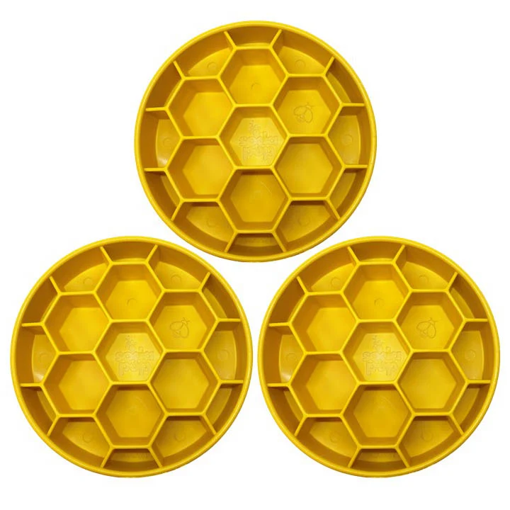 Flexible Honeycomb Slow Feeder Dog Bowl - Cosmetic B Grade - No packaging - No returns Unique