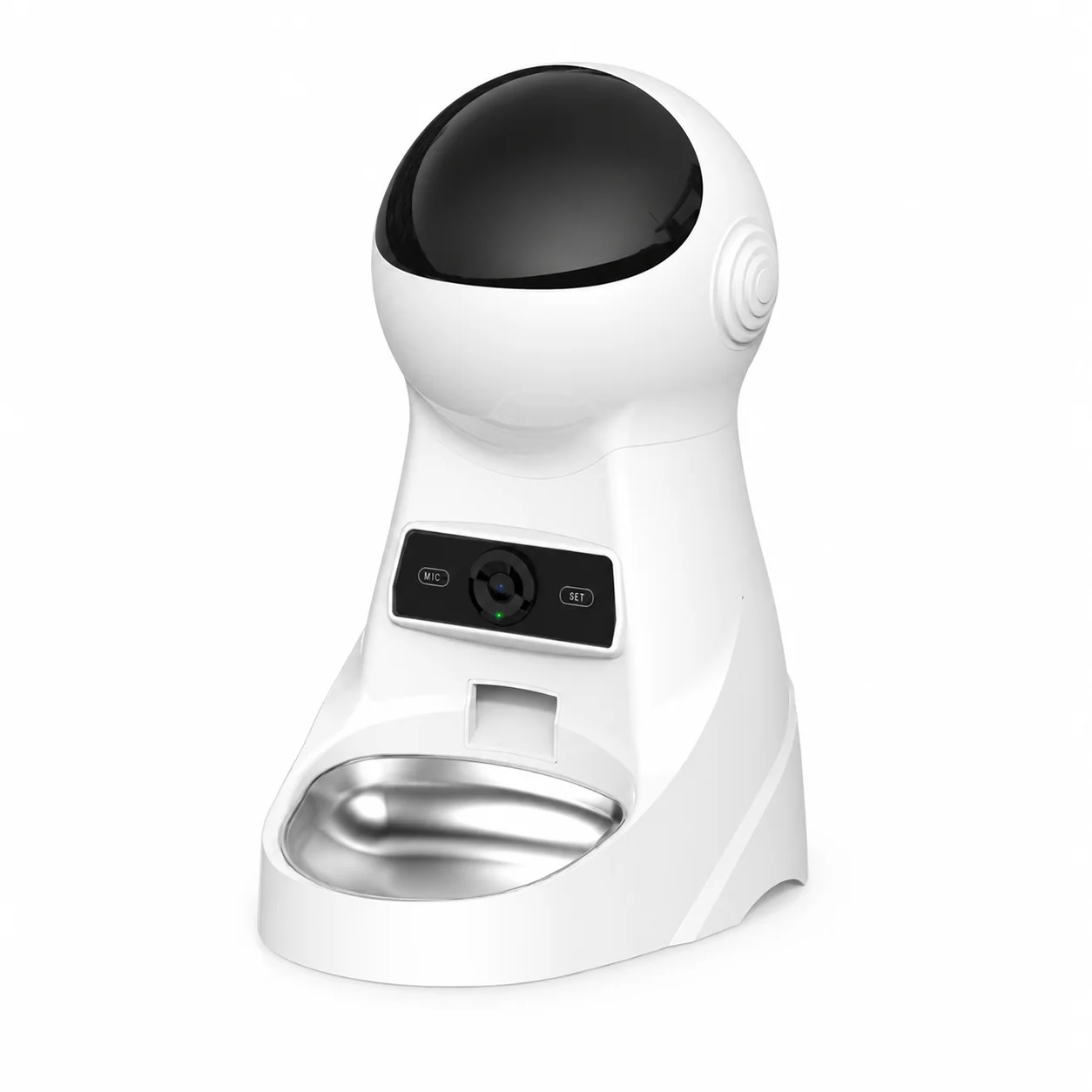 Expertly Made Smart Automatic Pet Feeder with Camera Timed Feeding and Portion Control for Cats and Dogs Relaxed