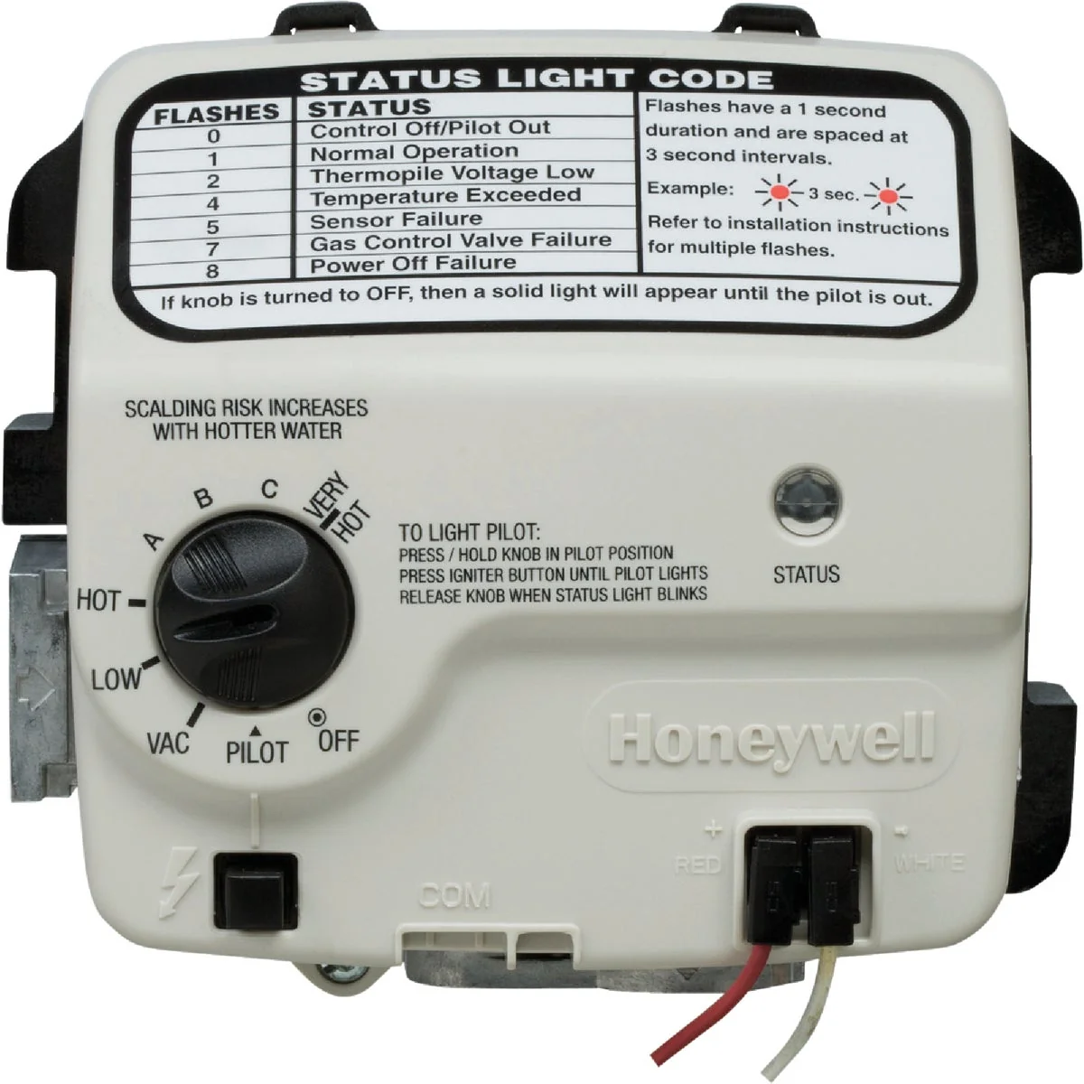 Recyclable Reliance 400 Series 2 In. Shank Honeywell Electronic Natural Gas Control Valve And Thermostat Fine