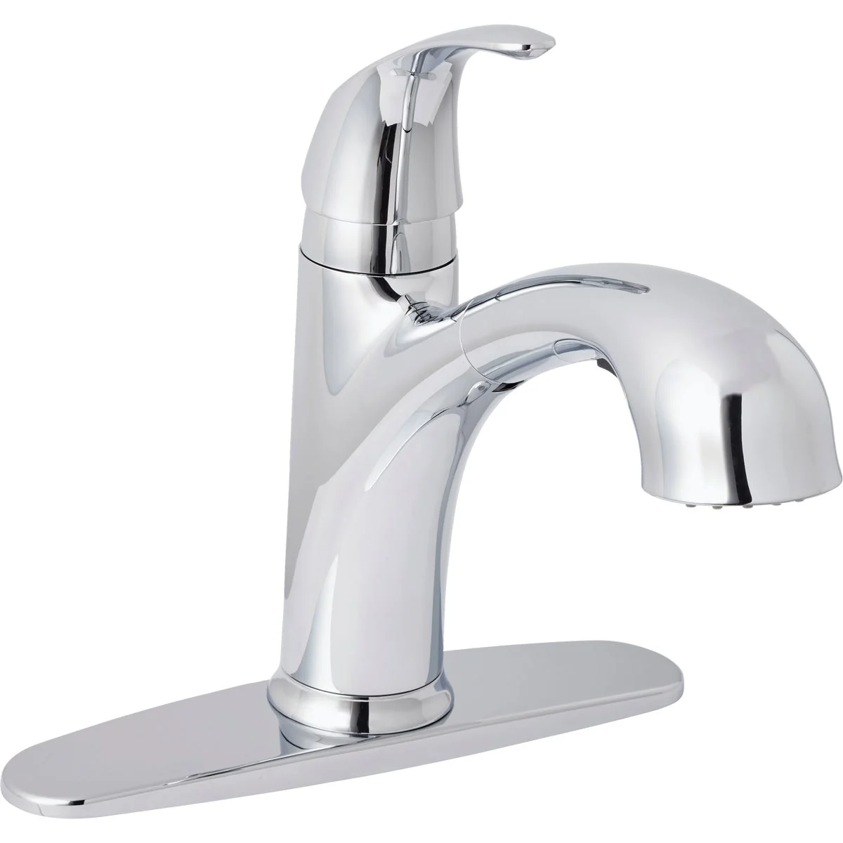 Specialty Home Impressions Single Handle Lever Pull-Out Kitchen Faucet Chrome Convenient