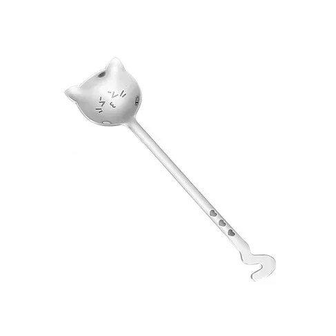 Easy-to-Use Cute Cat Stainless Steel Spoon Set Healthy