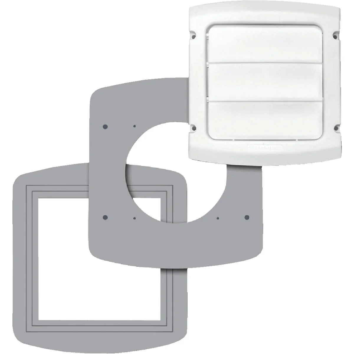 Prestigious Dundas Jafine EzFix 4 In. White Plastic Vent Cap Gasket Kit Trusted