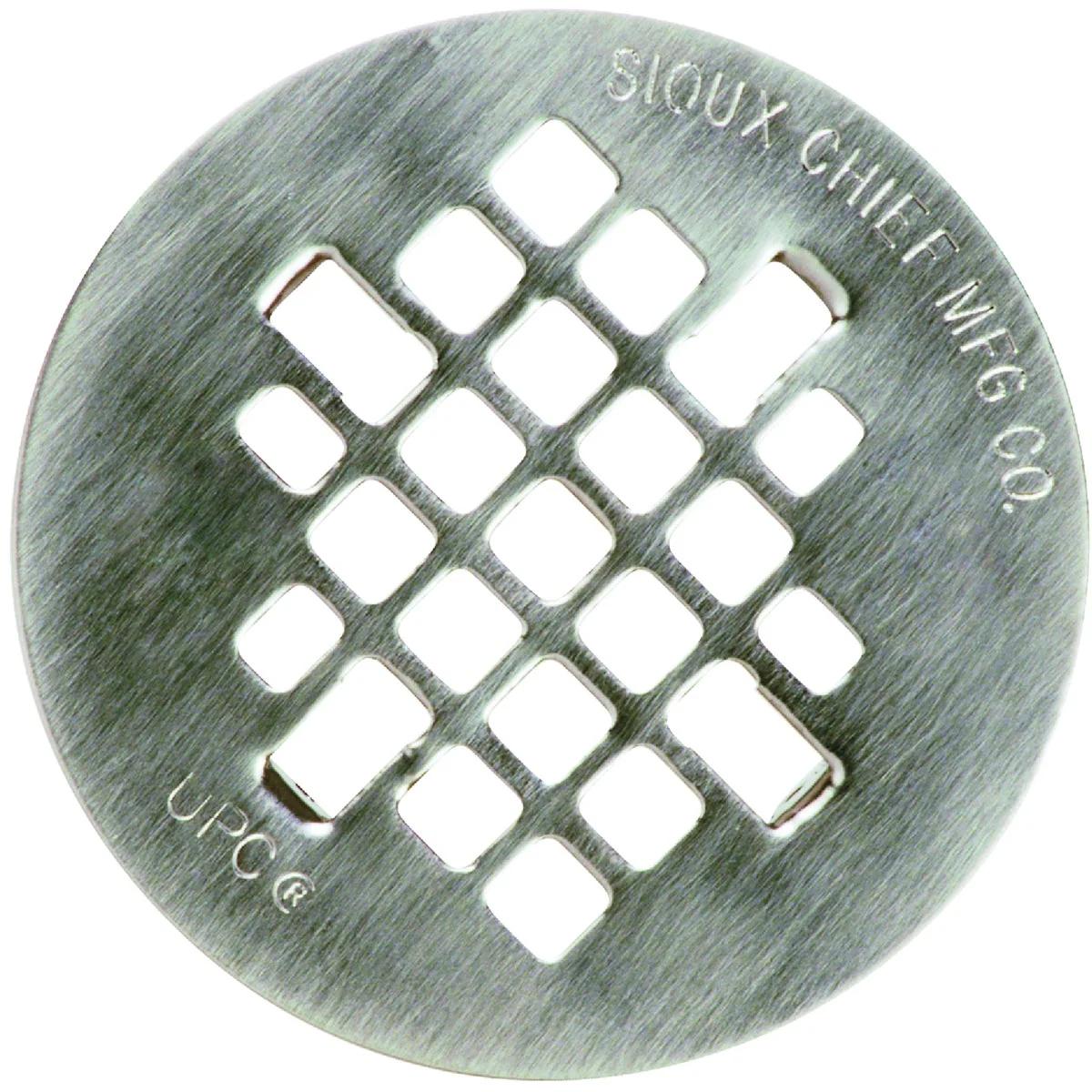Superior Sioux Chief 4-1 4 In. Satin Nickel Shower Drain Strainer Official