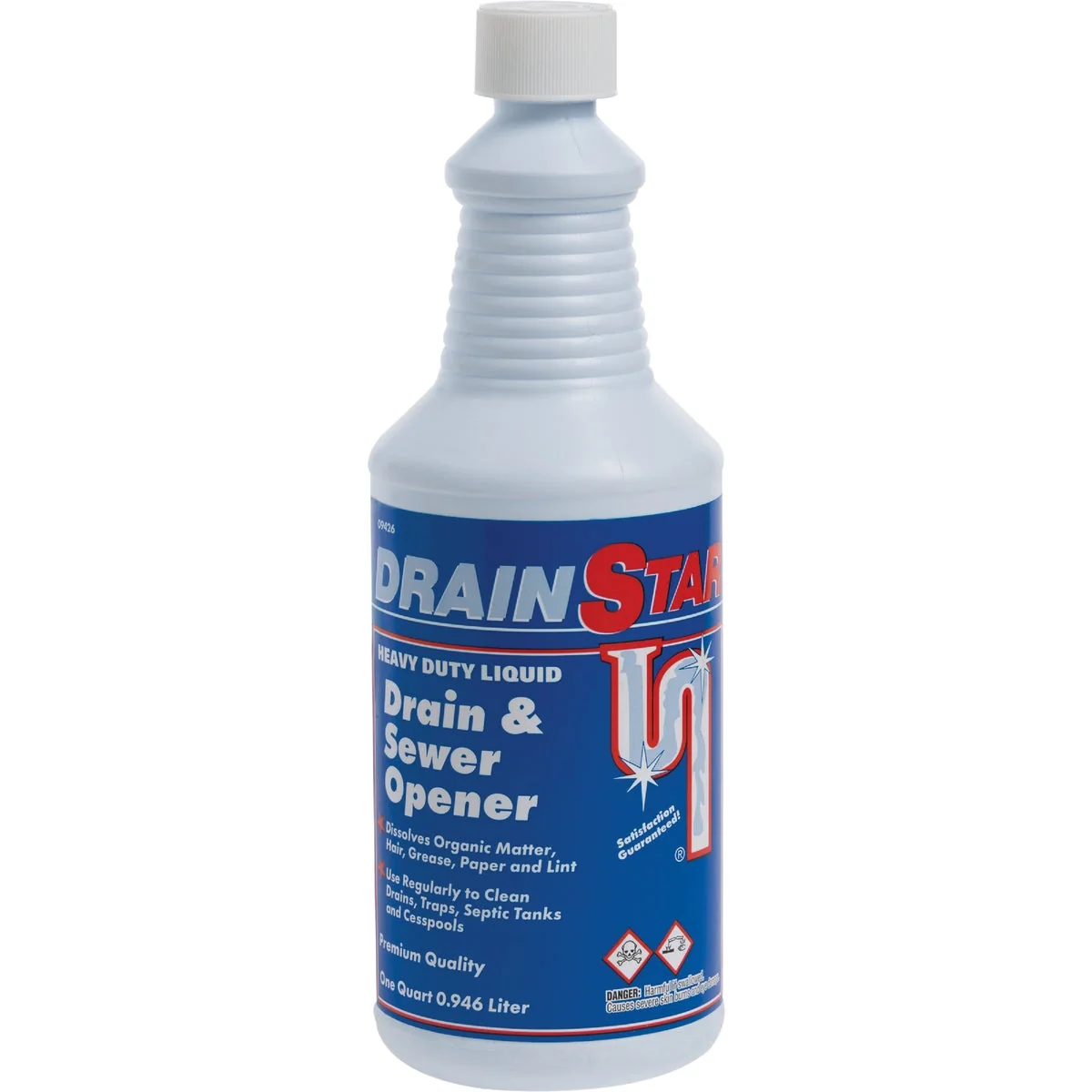 Pure Black Swan 1 Qt. Liquid Drain Opener Cleaner Trendy