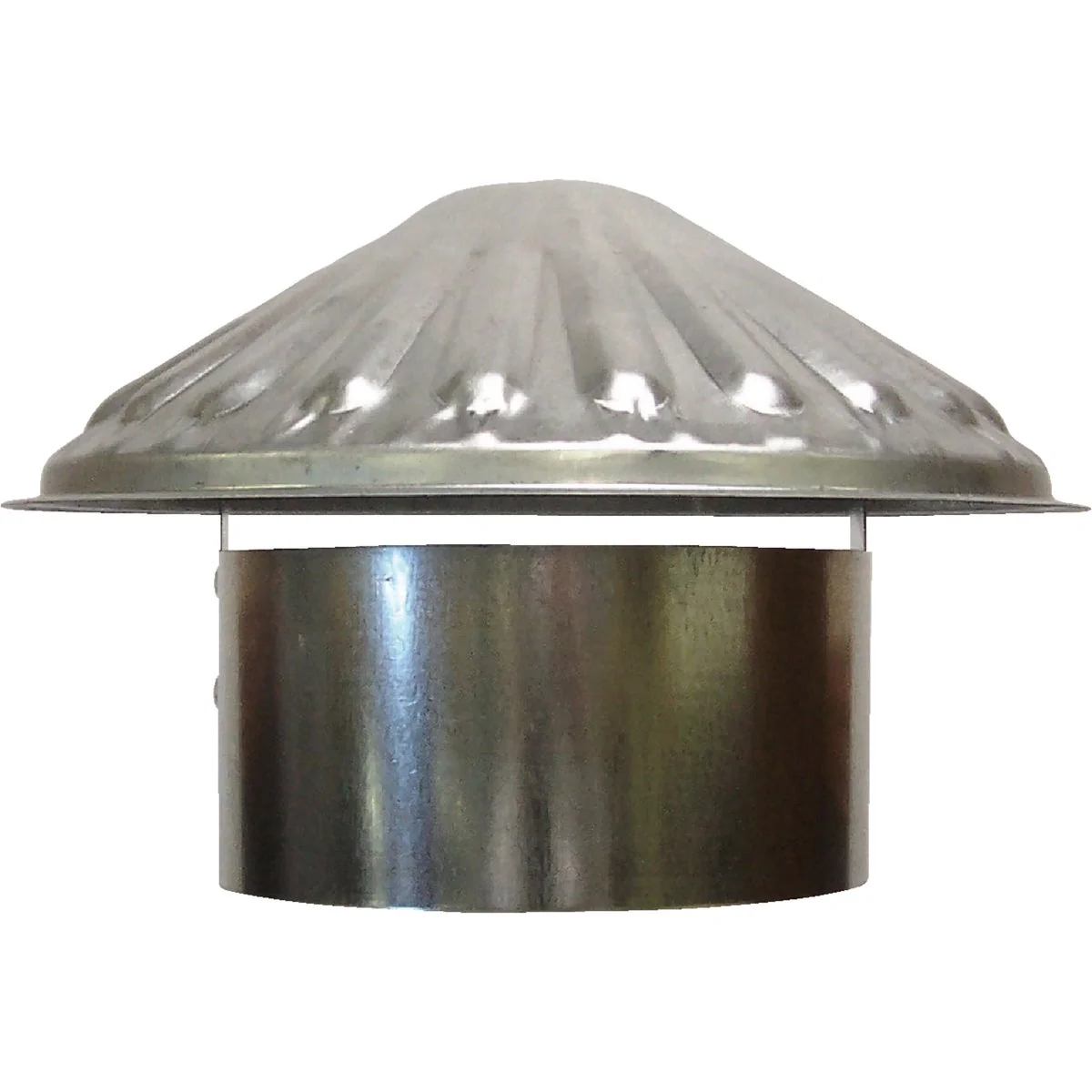 Durable S K Galvanized Steel 5 In. x 9-1 2 In. Vent Pipe Cap Clean