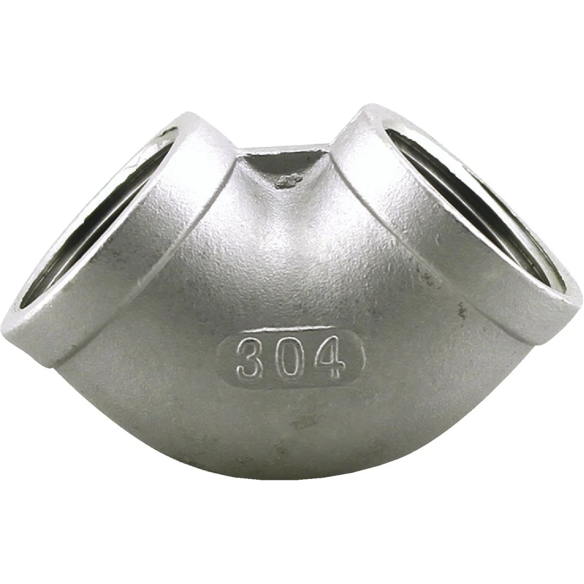 Elite PLUMB-EEZE 3 8 In. FIP 90 Deg. Stainless Steel Elbow 1 4 Bend Fine