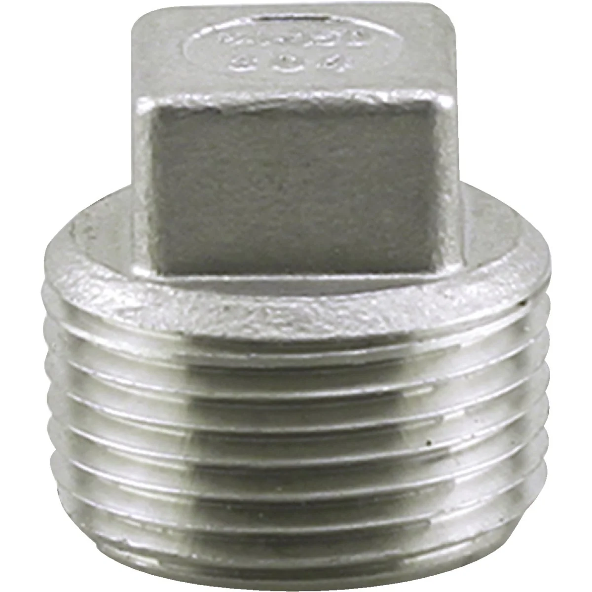 Optimized PLUMB-EEZE 1 2 In. MIP Square Head Stainless Steel Plug Original