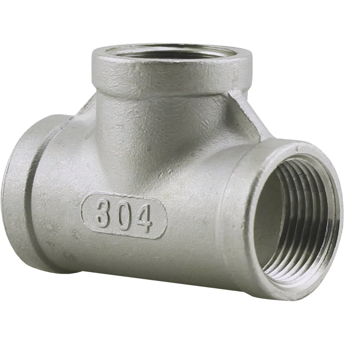 Safe PLUMB-EEZE 1 4 In. FIP Stainless Steel Tee Clean