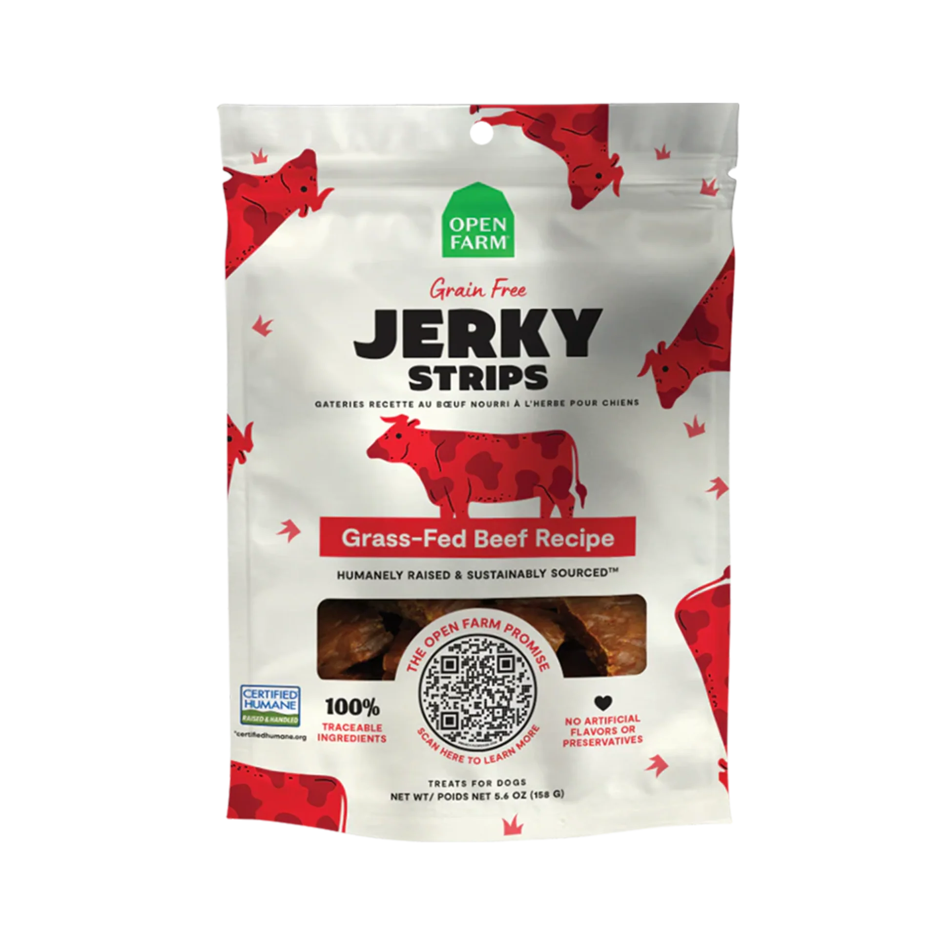 Premium Open Farm Grain- Jerky Strips Exclusive