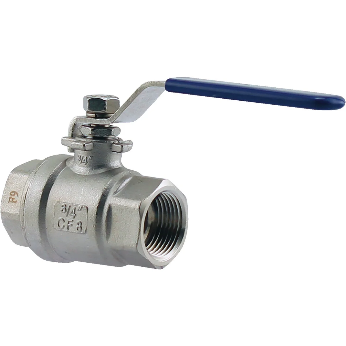 Long-Lasting PLUMB-EEZE 1 In. FPT Stainless Steel Full Port Ball Valve Professional