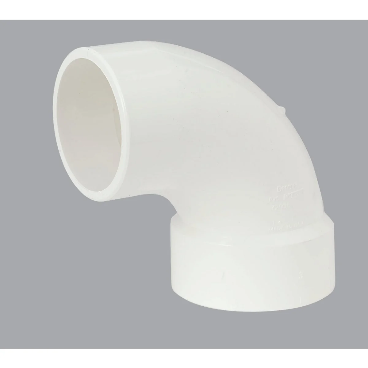 Reusable Charlotte Pipe 3 In. Schedule 40 90 Deg. DWV PVC Street Elbow 1 4 Bend Superior