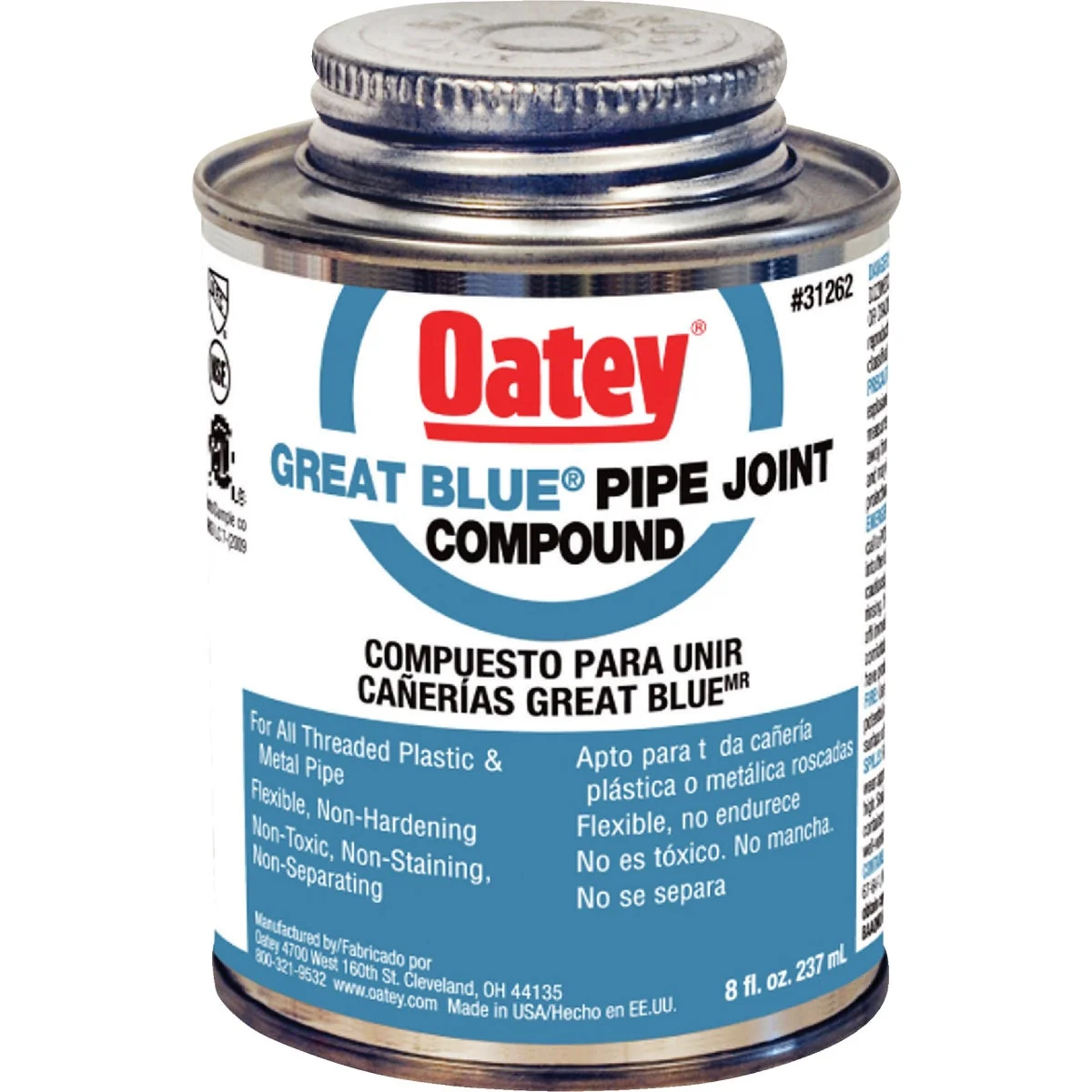 Artisan Oatey Great Blue 8 Fl. Oz. Blue Pipe Compound Crafted