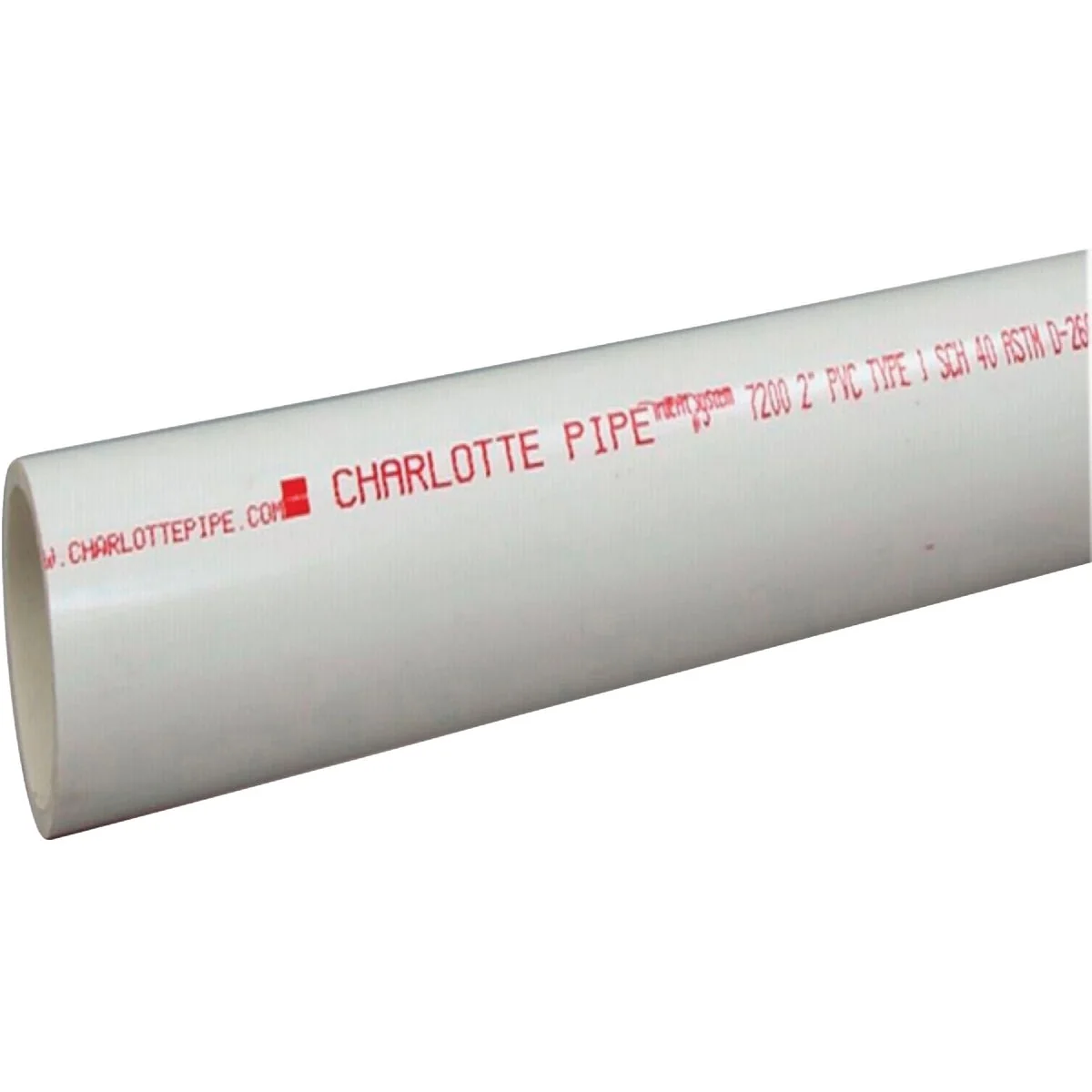 Unique Charlotte Pipe 2 In. x 10 Ft. Schedule 40 PVC DWV Pressure Dual Rated Pipe Reusable