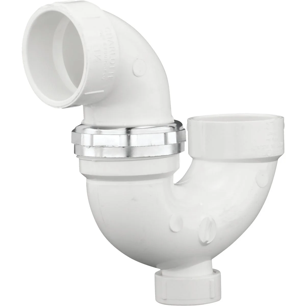 Durable Charlotte Pipe 1-1 2 In. White PVC P-Trap with Union Advanced