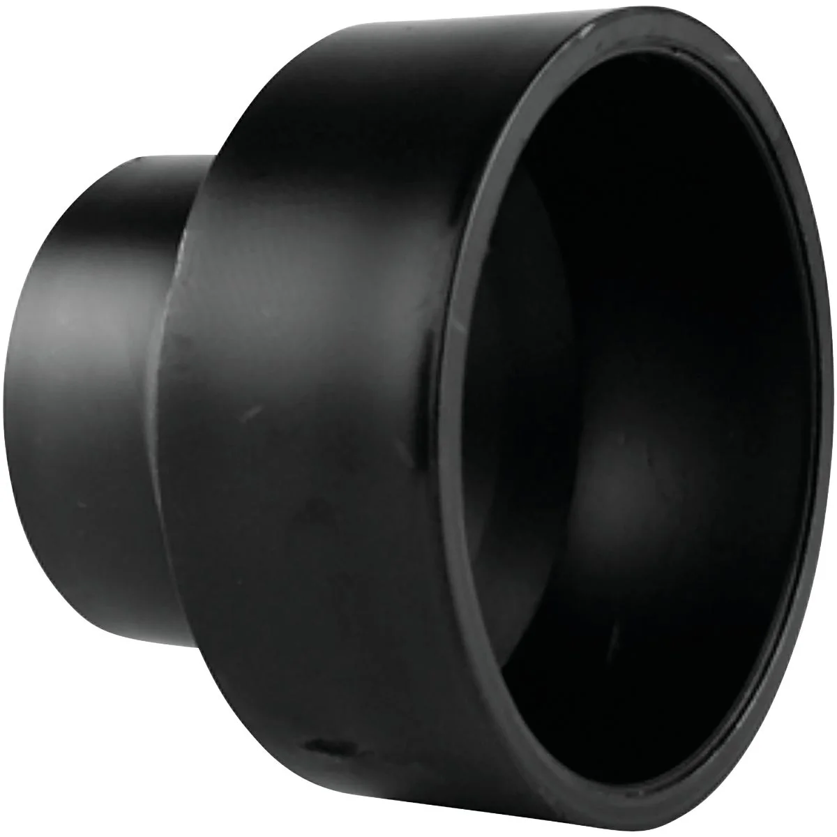 Smooth Charlotte Pipe 4 In. x 3 In. Hub x Hub Reducing ABS Coupling Casual