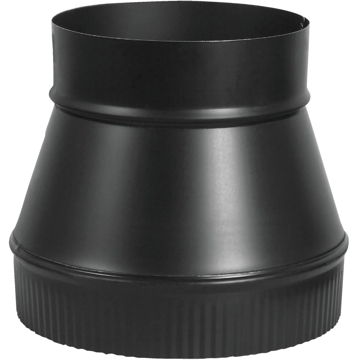 Verified Imperial Single Wall 6 In. - 7 In. 24 ga Black Increaser Clean
