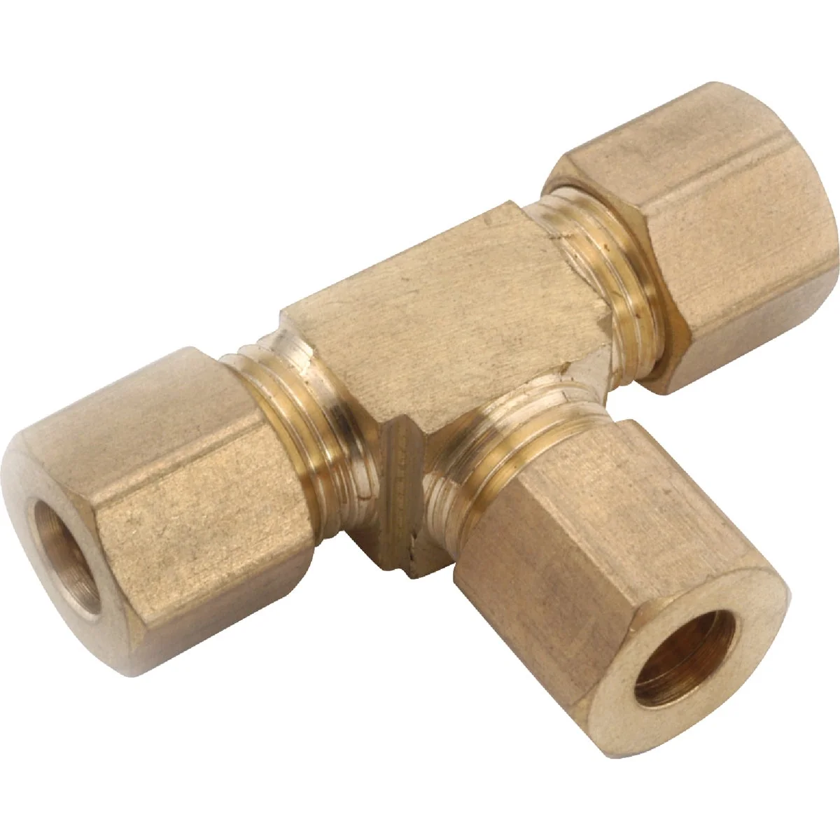 Authentic Anderson Metals 1 4 In. Compression Brass Tee Smart