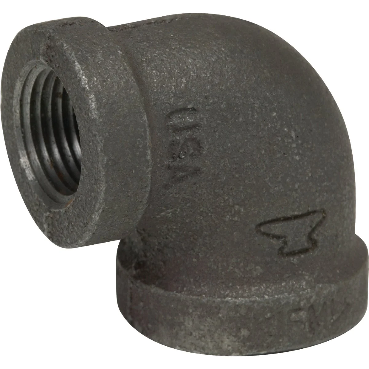 Authentic Anvil 1 In. x 3 4 In. 90 Deg. Reducing Malleable Black Iron Elbow 1 4 Bend High-Performance
