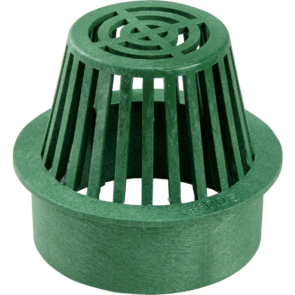 Solid NDS 6 In. Green Structural Foam Polyethylene Atrium Drain Grate Minimalist