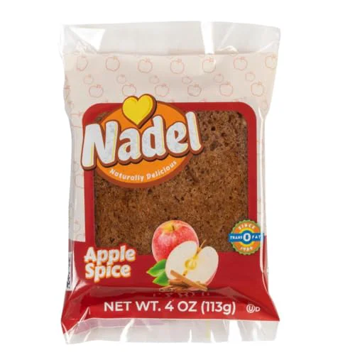 Classic Nadel NATURALLY DELICIOUS APPLE SPICE CAKE SLICES 64 Ounce Stylish