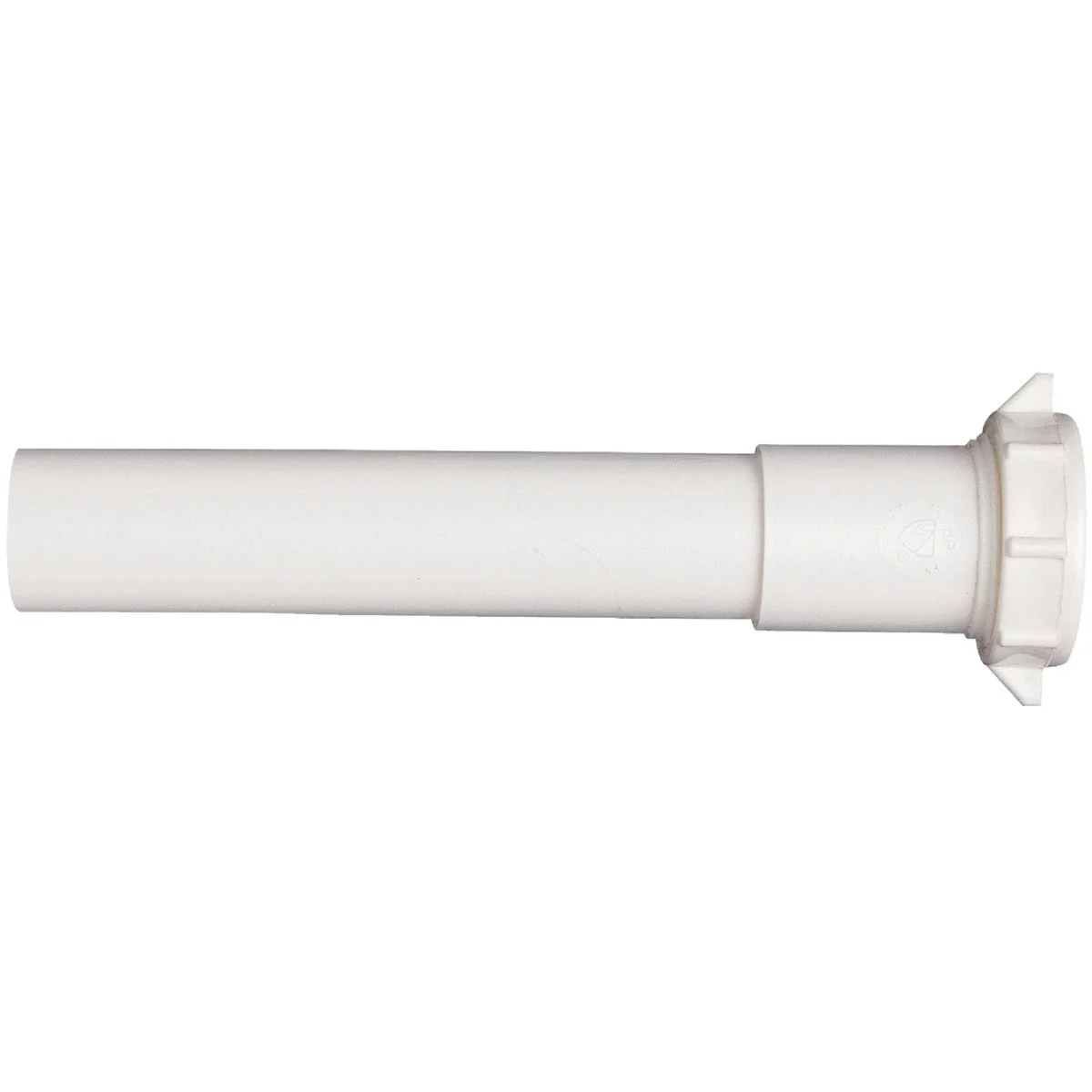 Soft Do it 1-1 2 In. x 12 In. White Plastic Extension Tube Fine
