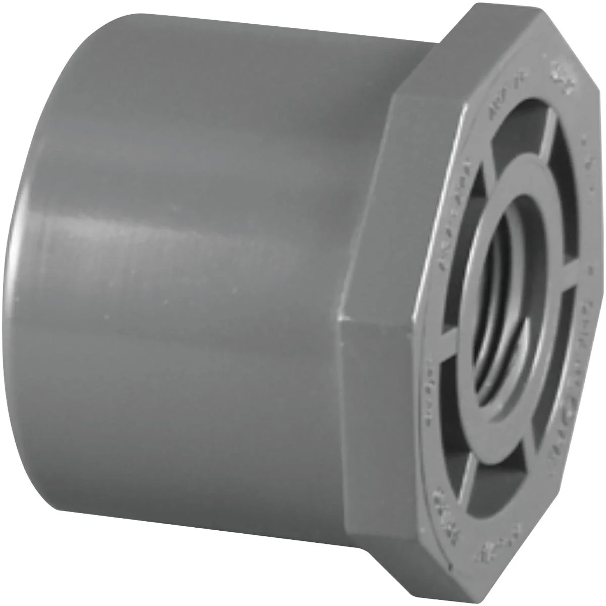 Versatile Charlotte Pipe 2 In. Spigot x 3 4 In. FIP Schedule 80 PVC Bushing Solid