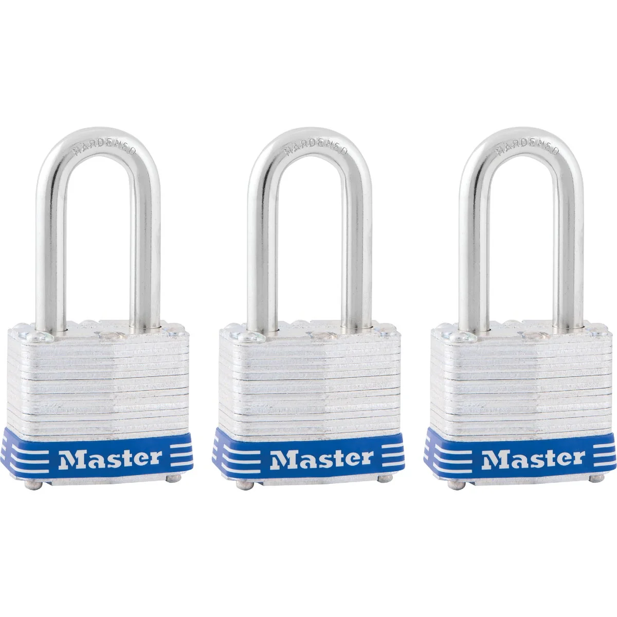 Quality Master Lock 1-9 16 In. Laminated Steel Keyed Padlock 3-Pack Comfortable