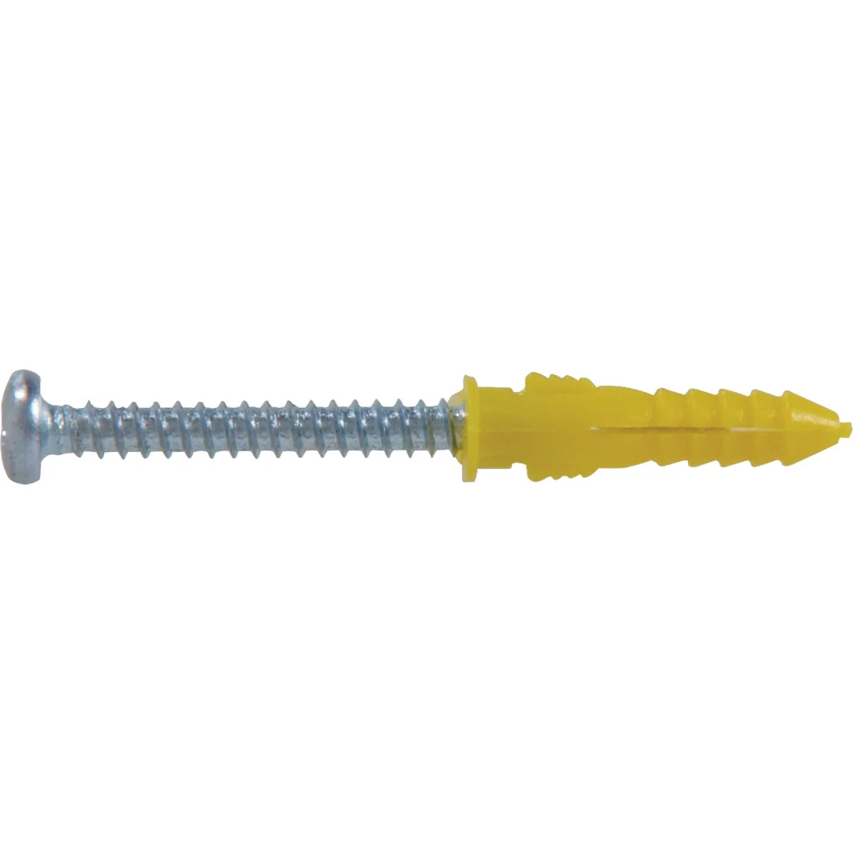 Quality Hillman 4 - 6 - 8 Thread x 7 8 In. Yellow Ribbed Plastic Anchor 6 Ct. Excellent