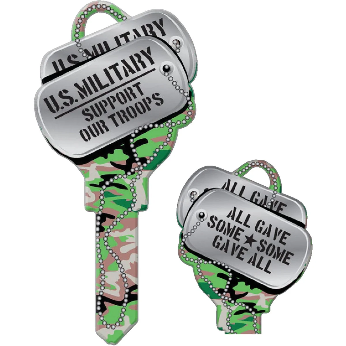 Fast Lucky Line Dog Tags Design Decorative House Key KW11 Consistent