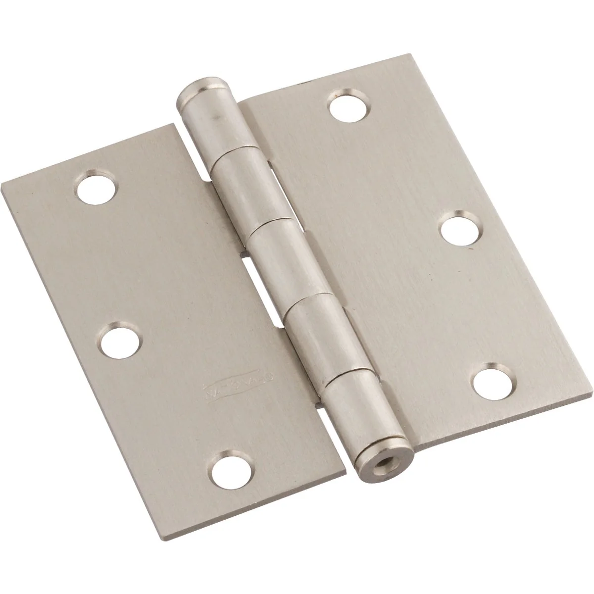 Organic National 3-1 2 In. Square Satin Nickel Door Hinge 3-Pack User-Friendly