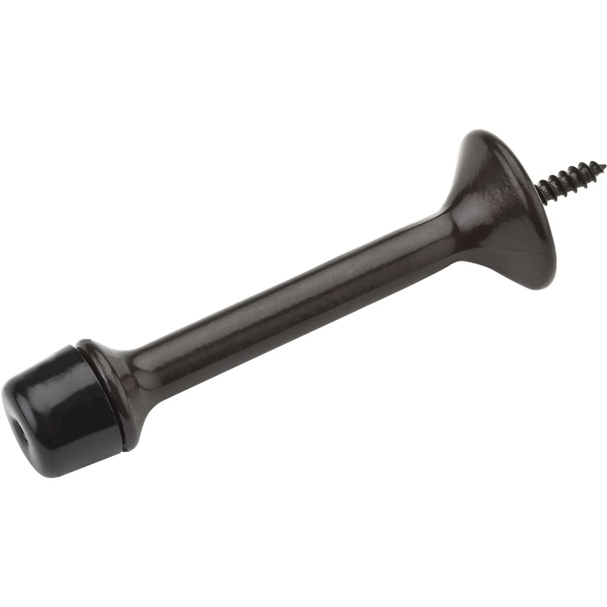 Expertly Made National 3 In. Oil Rubbed Bronze Rigid Door Stop 2-Count Exclusive