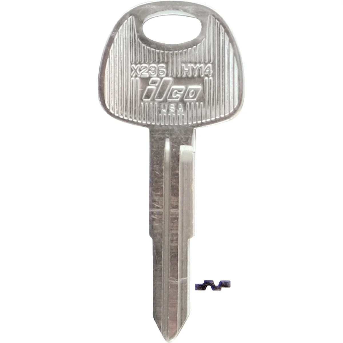 Premium Material ILCO Hyundai Nickel Plated Automotive Key HY14 10-Pack Soft