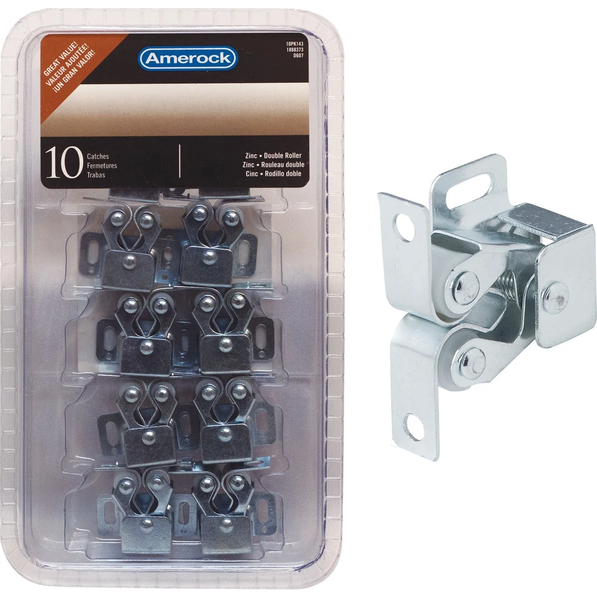 High-Quality Amerock Double Roller Catch 10-Pack Smart