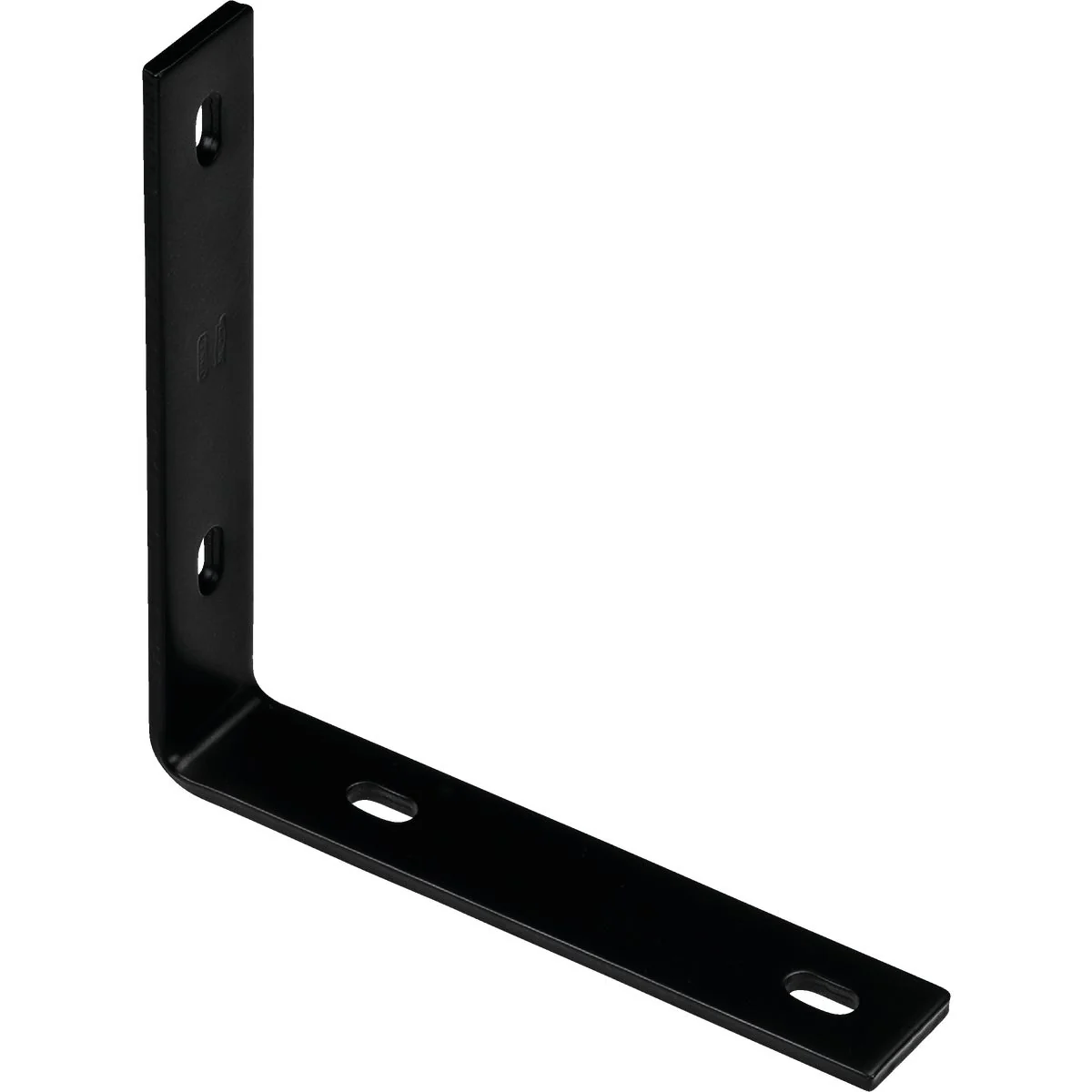 Optimized National Catalog 1151BC 8.25 In. x 1.5 In. Black Heavy-Duty Corner Brace Top-Quality