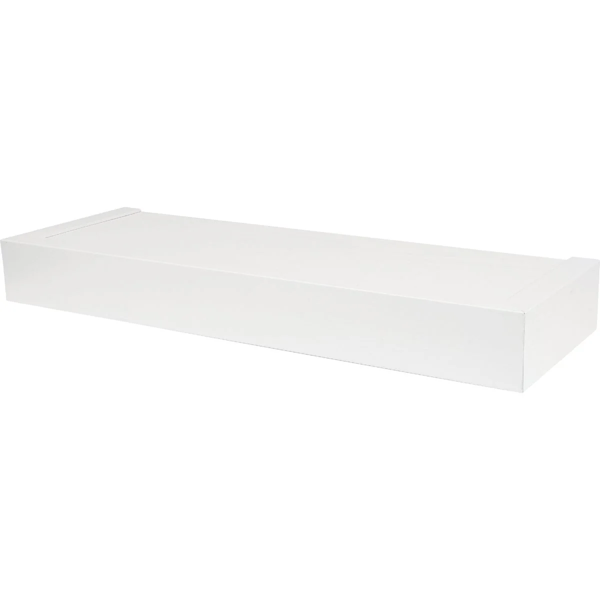 Top-Quality High and Mighty 18 In. White Floating Shelf High-Quality