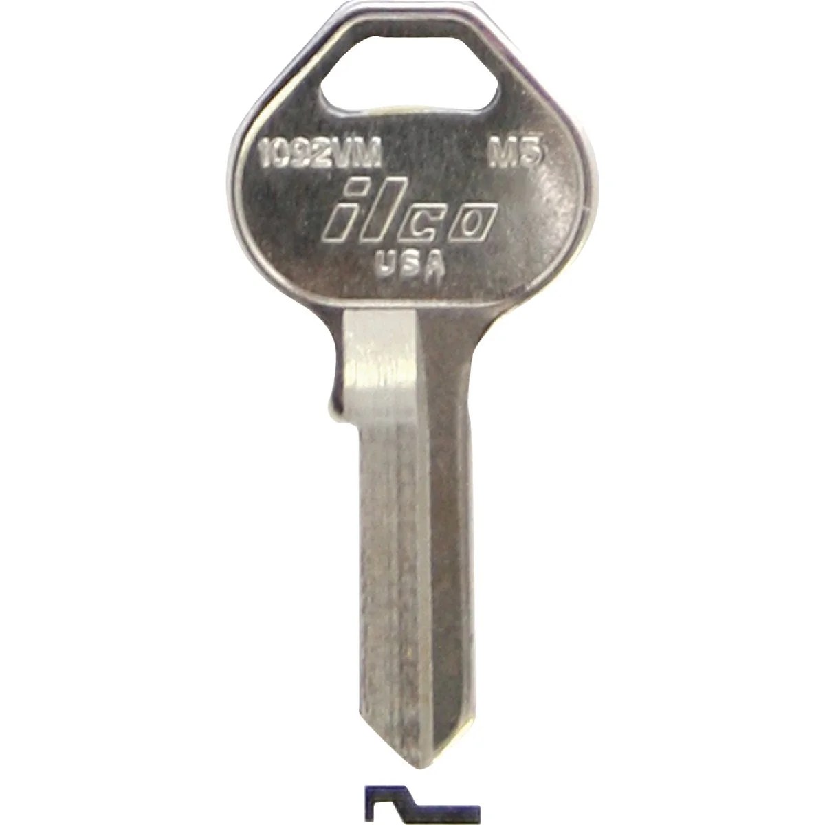 Top-Quality ILCO Master Nickel Plated Padlock Key M5 10-Pack Fine