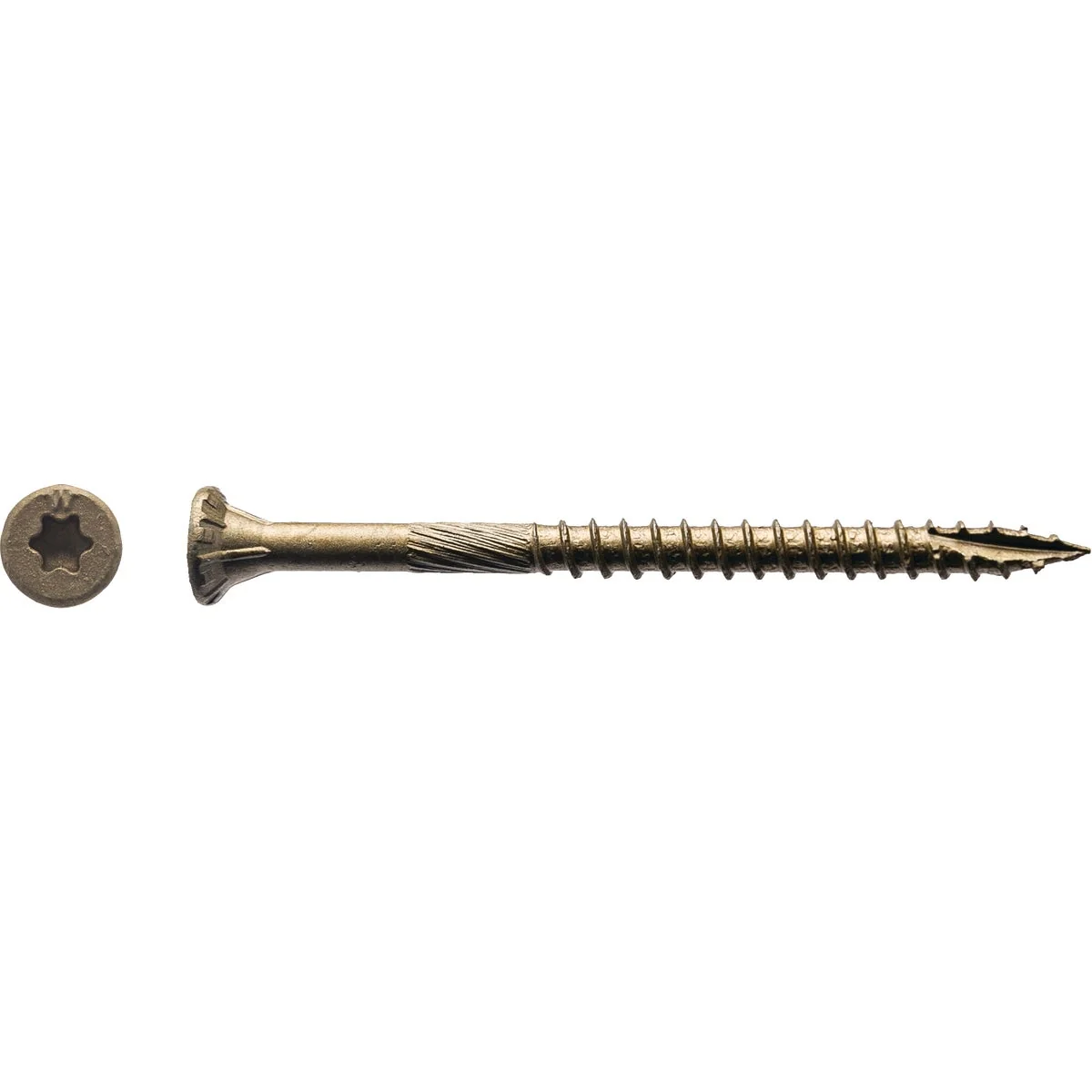 Quality Big Timber 9 x 2-1 2 In. Bronze Flat Head Wood Screw 93 Ct. 1 Lb. Refined